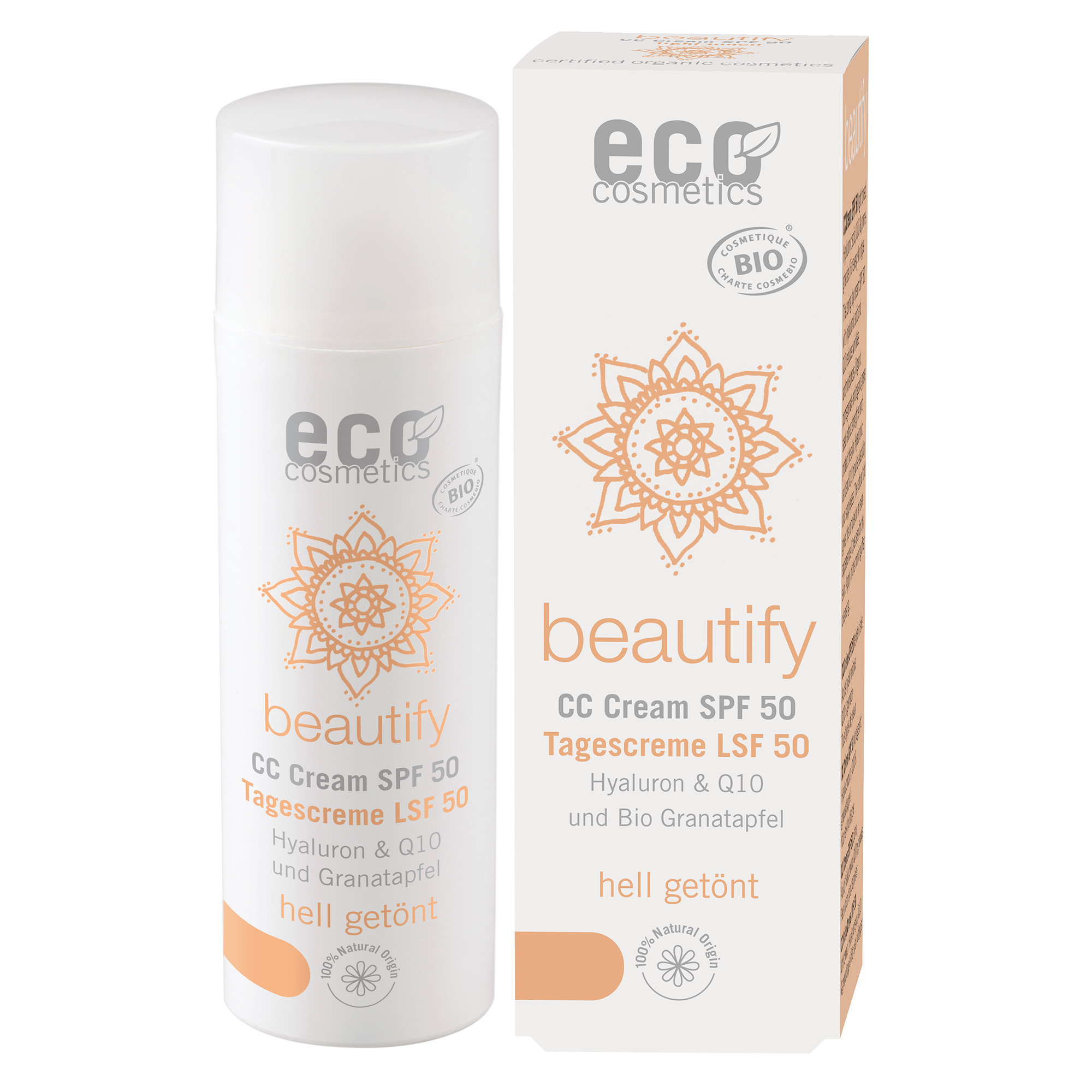 ECO CC Cream tinted light SPF 50, 50ml