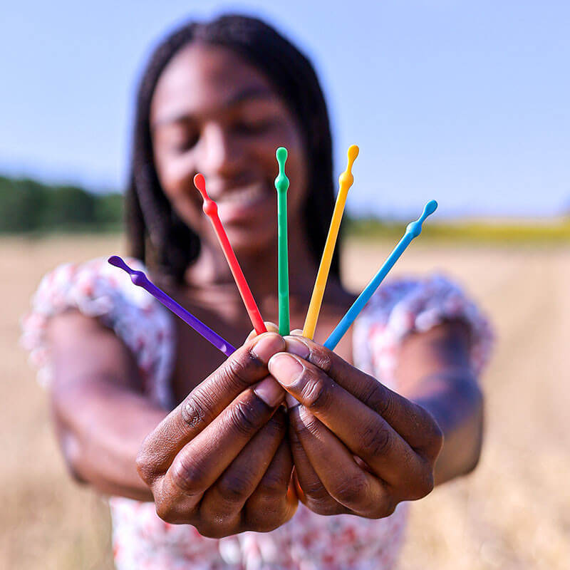 LAMAZUNA Ohrstäbchen Oriculi,farbl. sortiert 1Stk