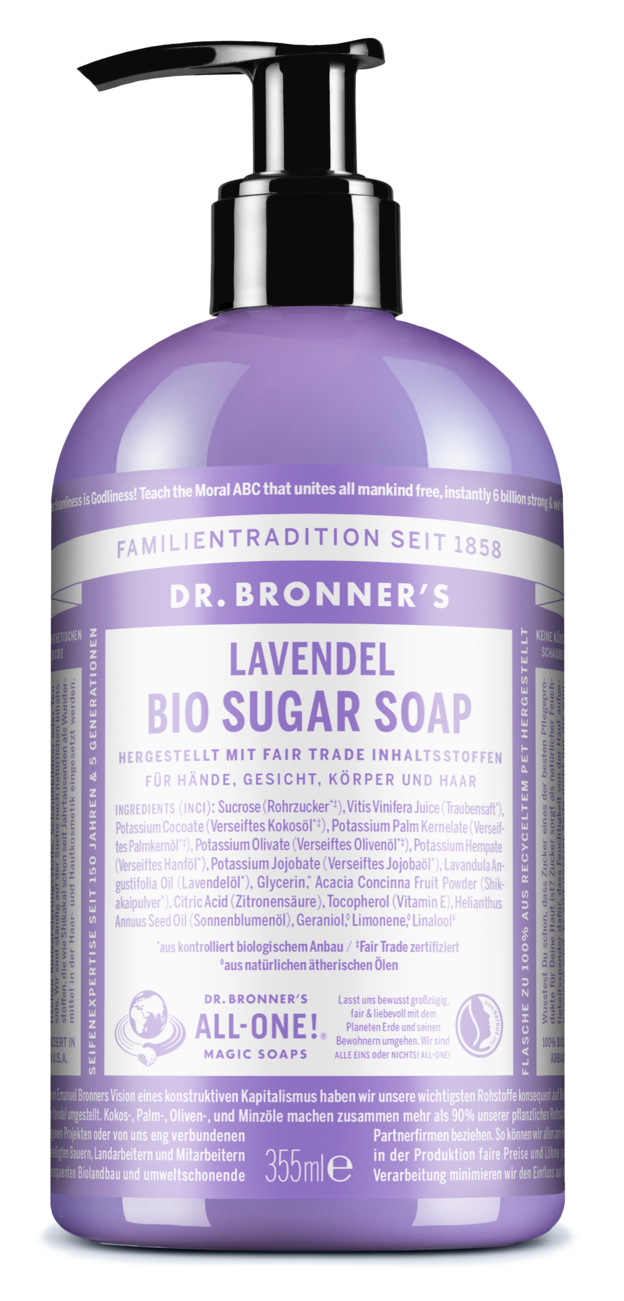 Lavendel 355ml Sugar Soap  BR