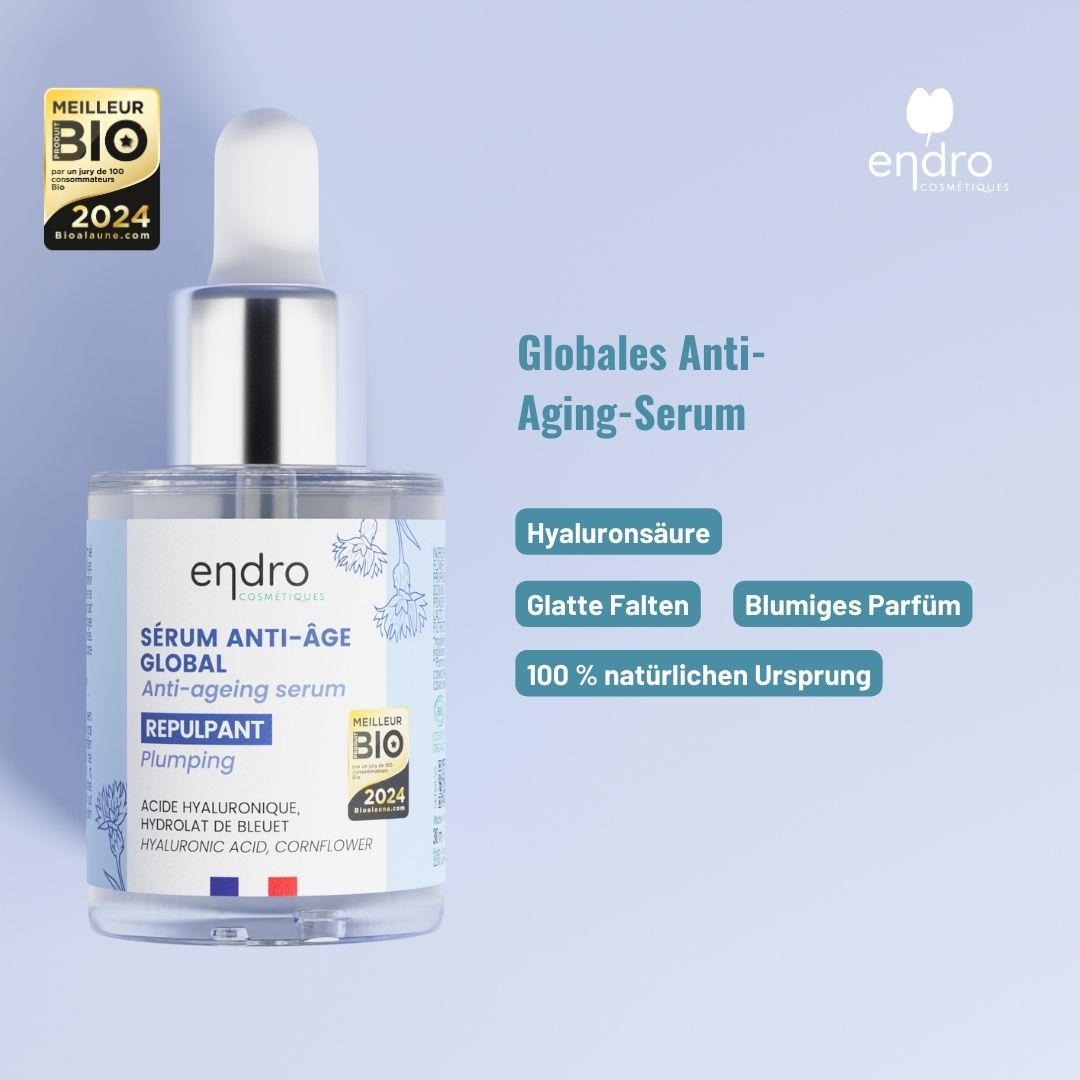 ENDRO Anti-Ageing Serum mit Hyaluronsäure, 30ml ENDRO Anti-Ageing Serum mit Hyaluronsäure, 30ml