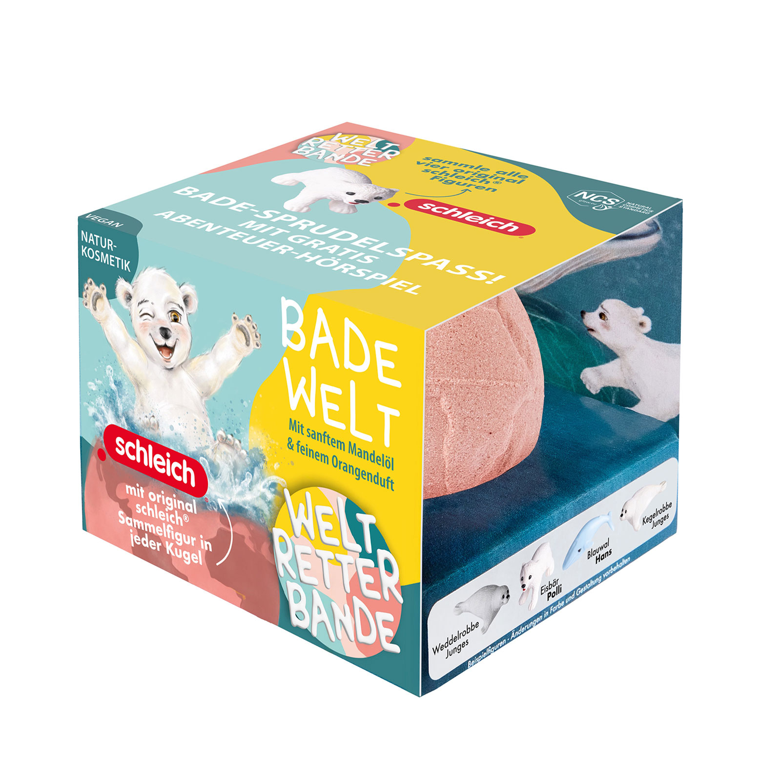 Weltretterbande Badebombe Orangenduft 170g