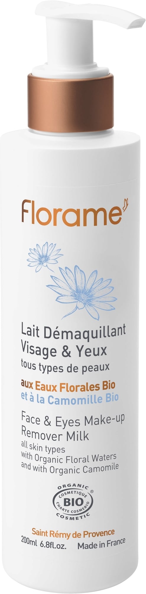 Cleansing milk for face and eyes 200 ml