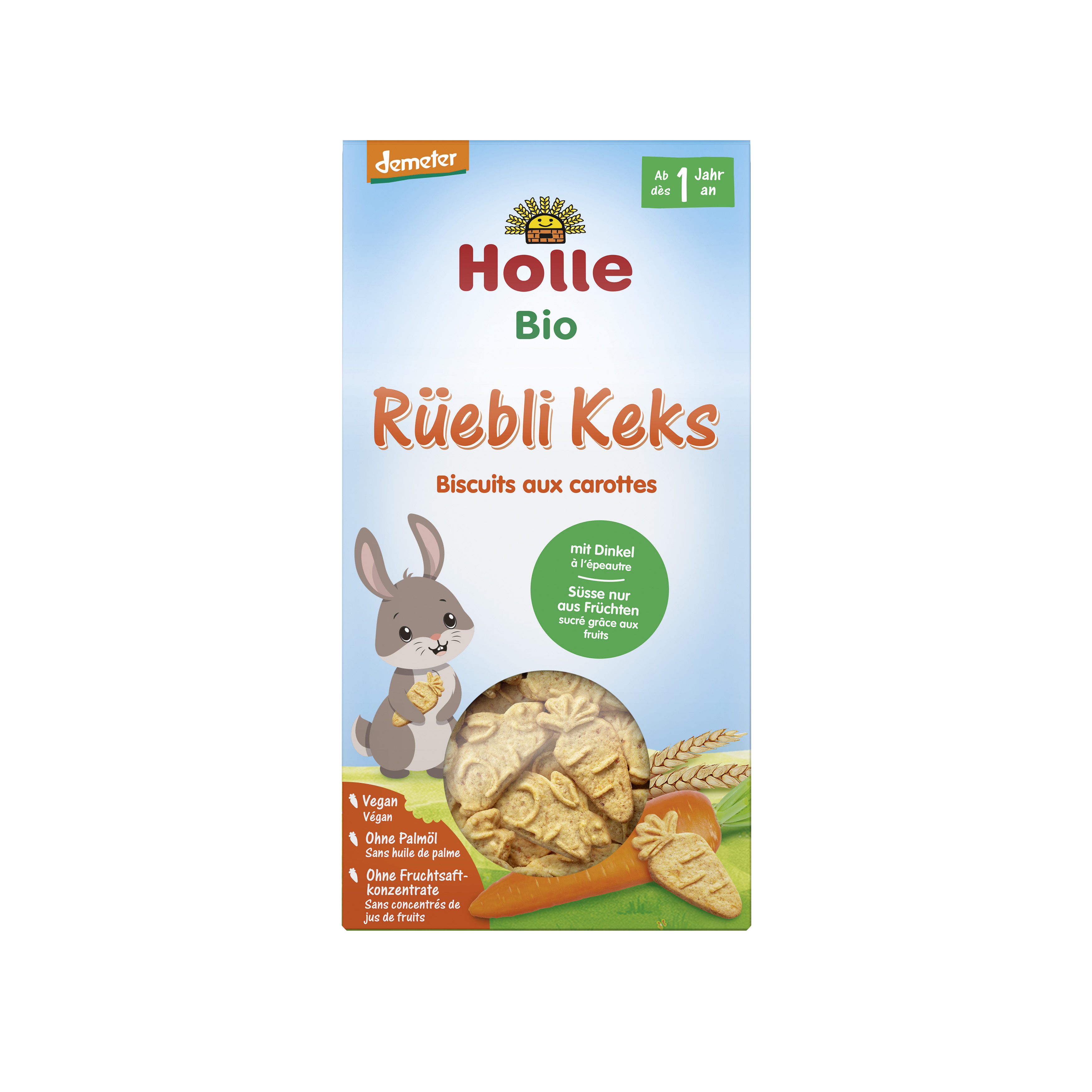 Demeter Organic Carrot Biscuit 125g