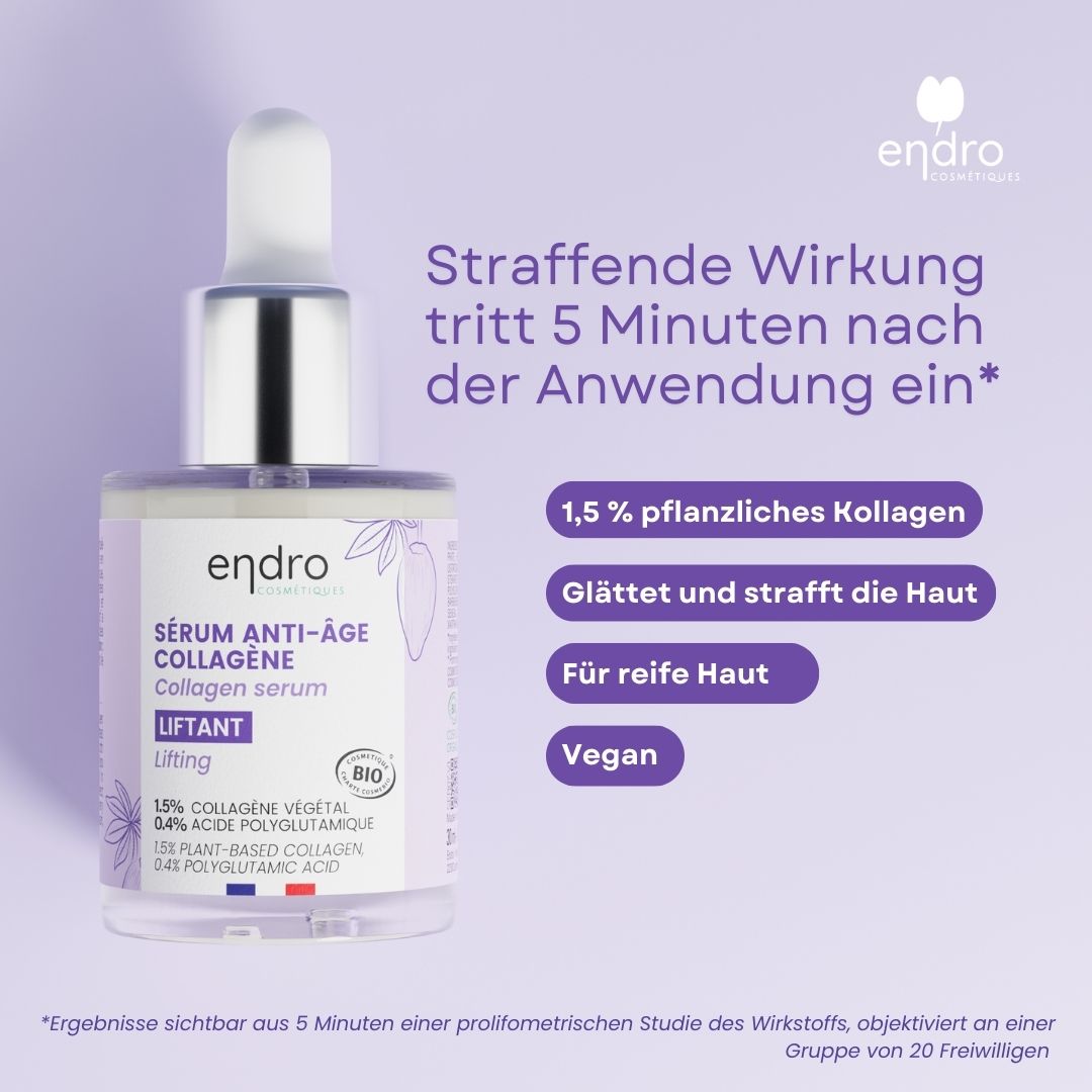 ENDRO Collagen Serum, 1.5% plant-based collagen, 30ml