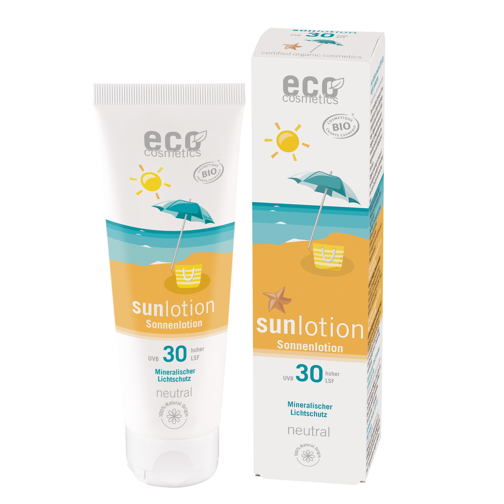 ECO Sun Lotion neutral, unscented SPF 30 125 ml