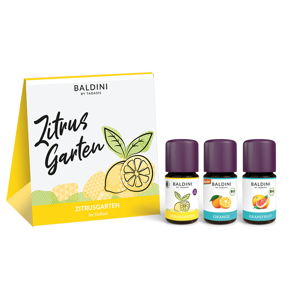 Citrus Garden Fragrance Set (Orange, Grapefruit, Citrus Garden 3x5ml