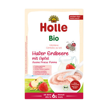 Organic Milk Porridge Oat Strawberry Apple 250g