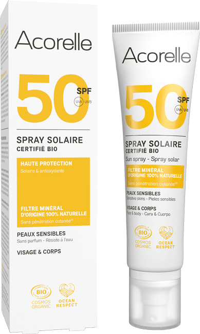 ACORELLE Sun Sun Spray Unscented SPF 50, 100ml