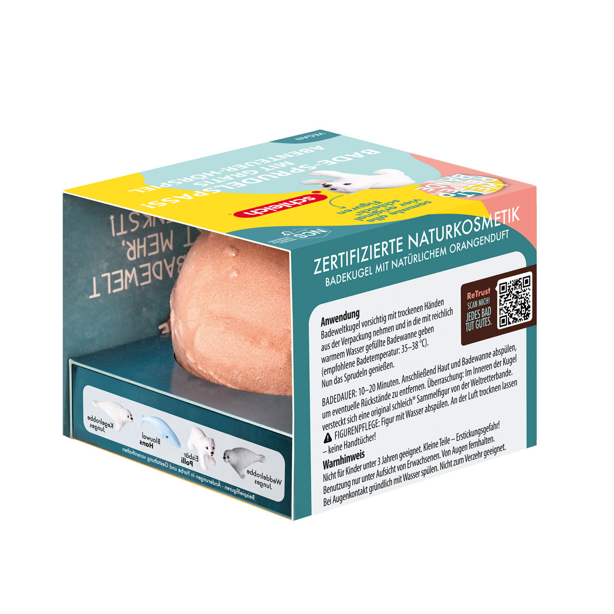 Weltretterbande Badewelt Badebombe Orangenduft 170g