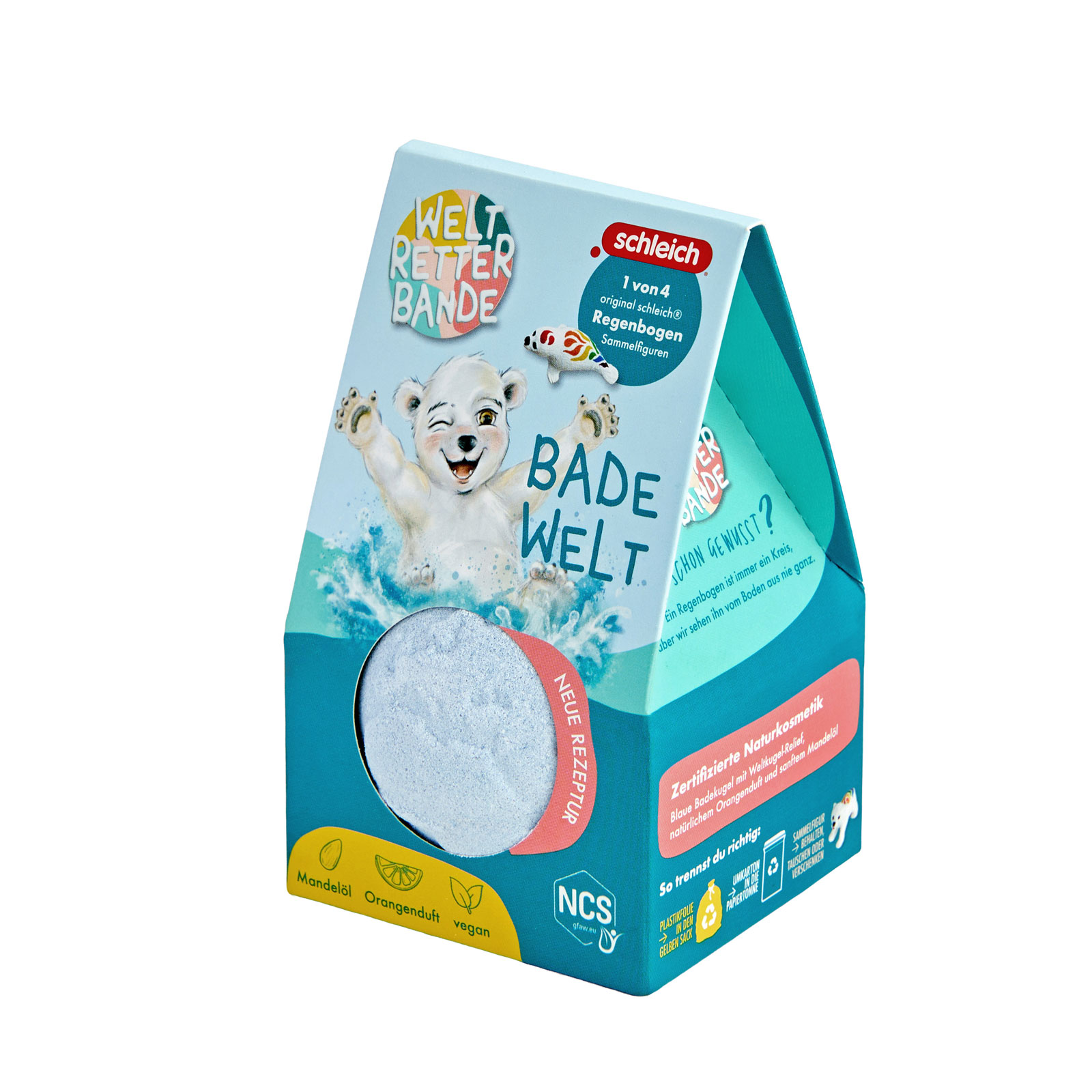 Weltretterbande Badebombe BLAU fruchtig 170g