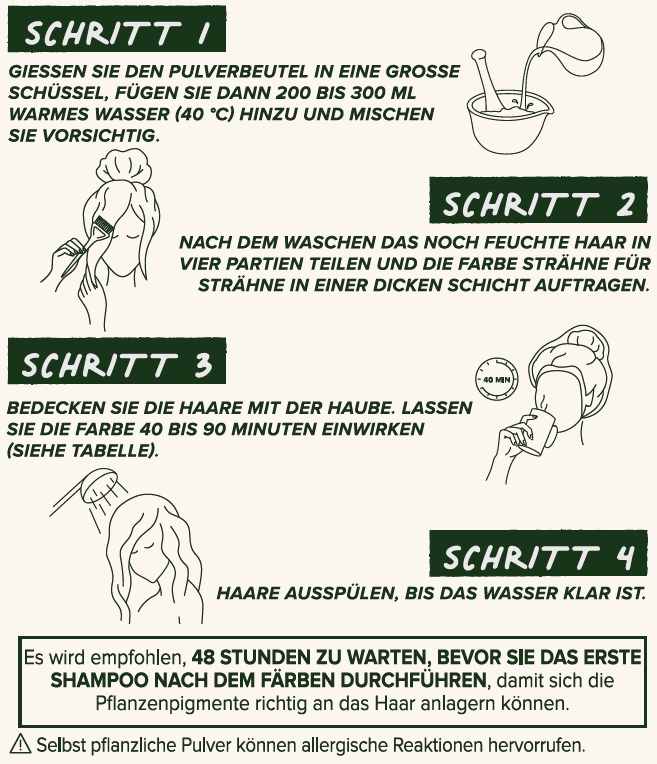 Herbal Hair Color 5.3 Light Nut Brown 100g