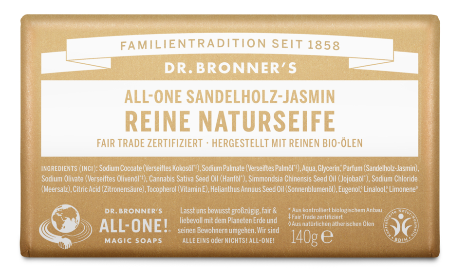 Sandelholz-Jasmin  140g Seifenstück BR