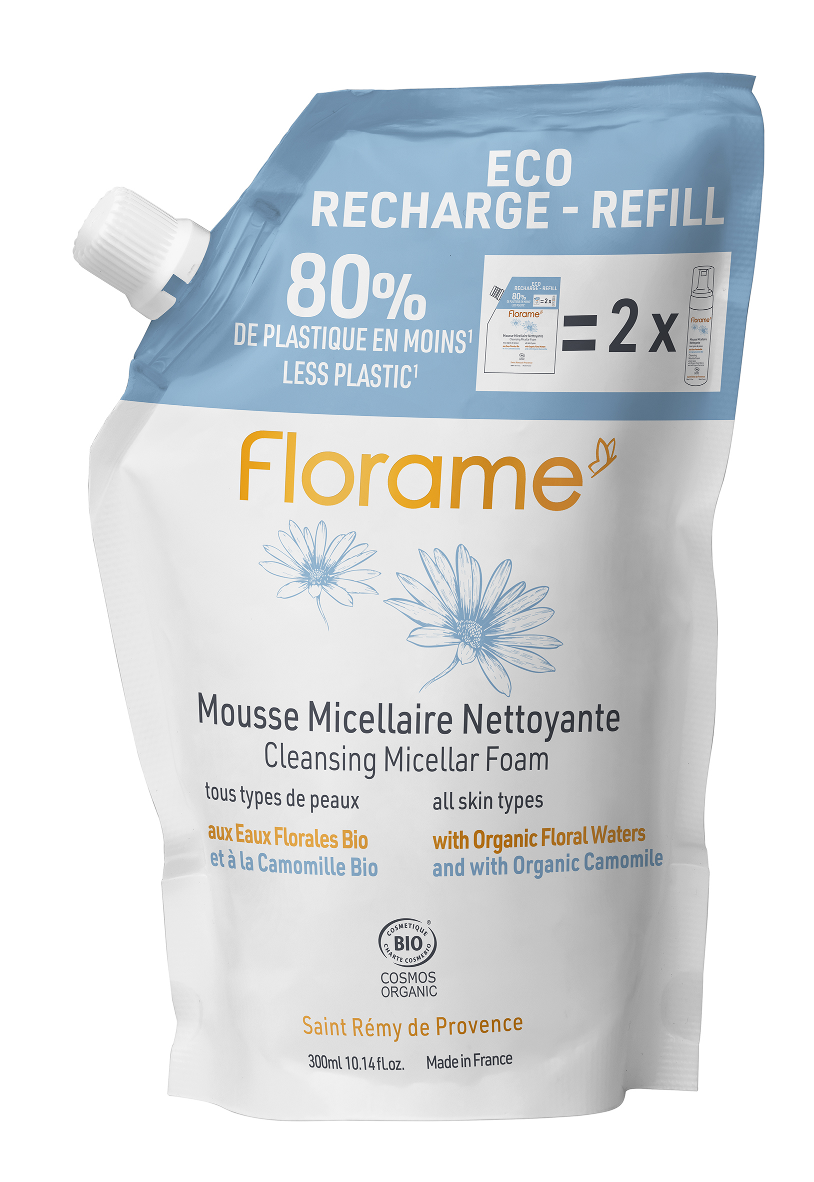 Reinigung Mizellen-Schaum Eco Nachfüllung 300ml