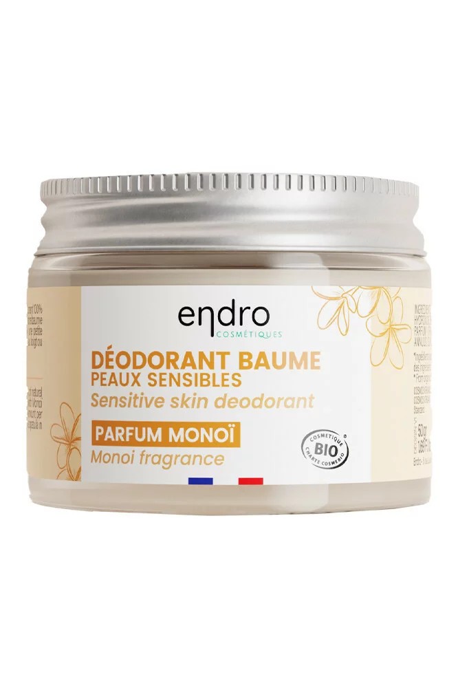 ENDRO Deodorant Cream Sensitive Skin - Monoï, with wooden spatula 50ml