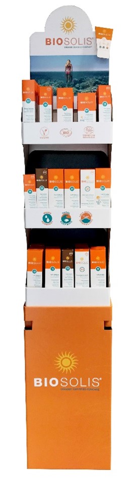 BIOSOLIS floor display 1842575, 1844197 6 pieces each 1843572, 1841714, 1843817, 1841660, 1844203, 1842568,