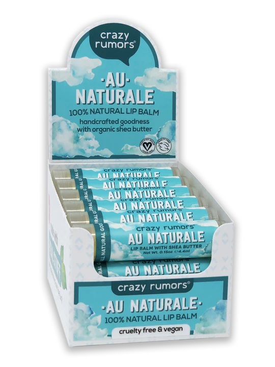 CRAZY RUMORS Au Naturale Flavor Free Lip Balm 4.25g