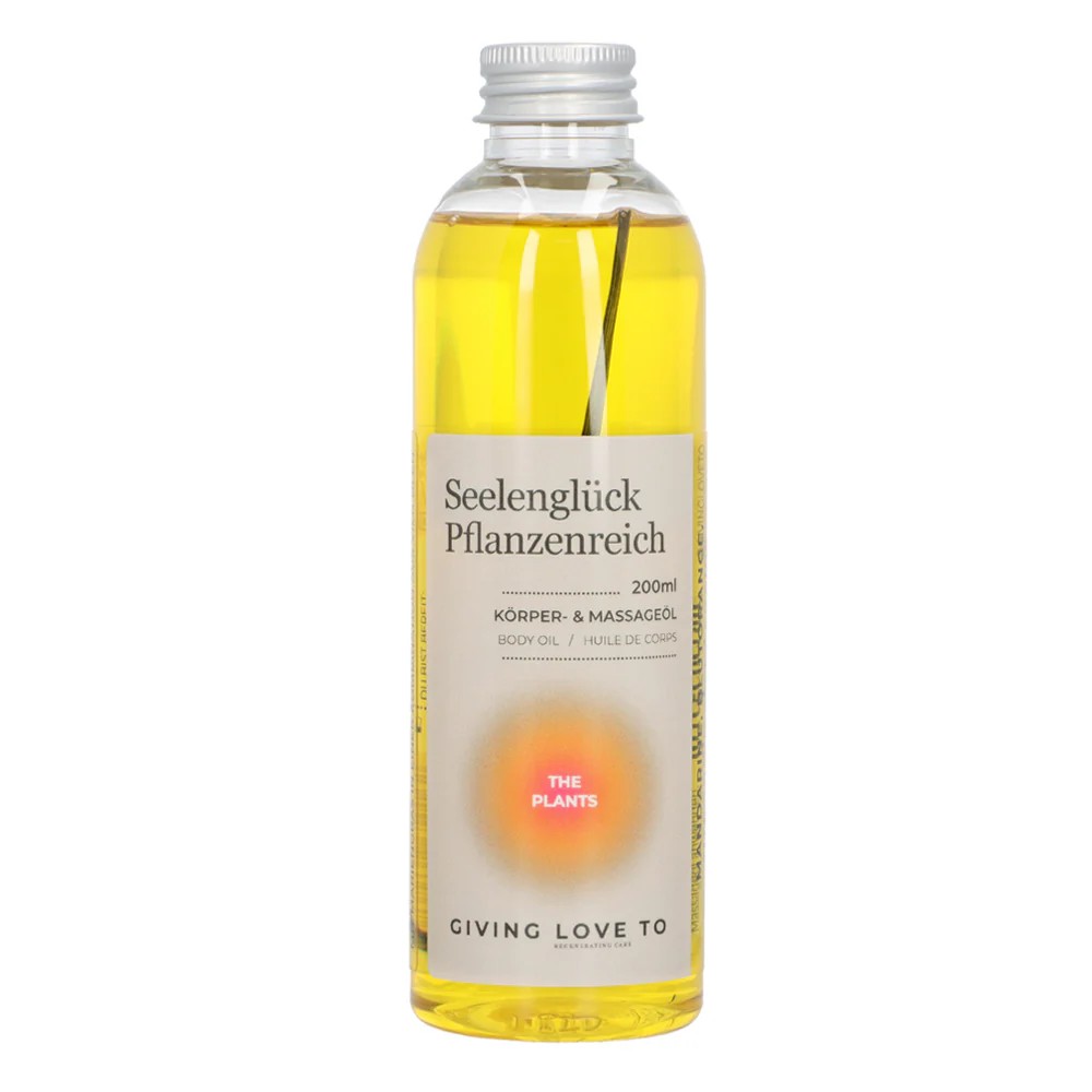 Care body and massage oil 200 ml - "Plants"