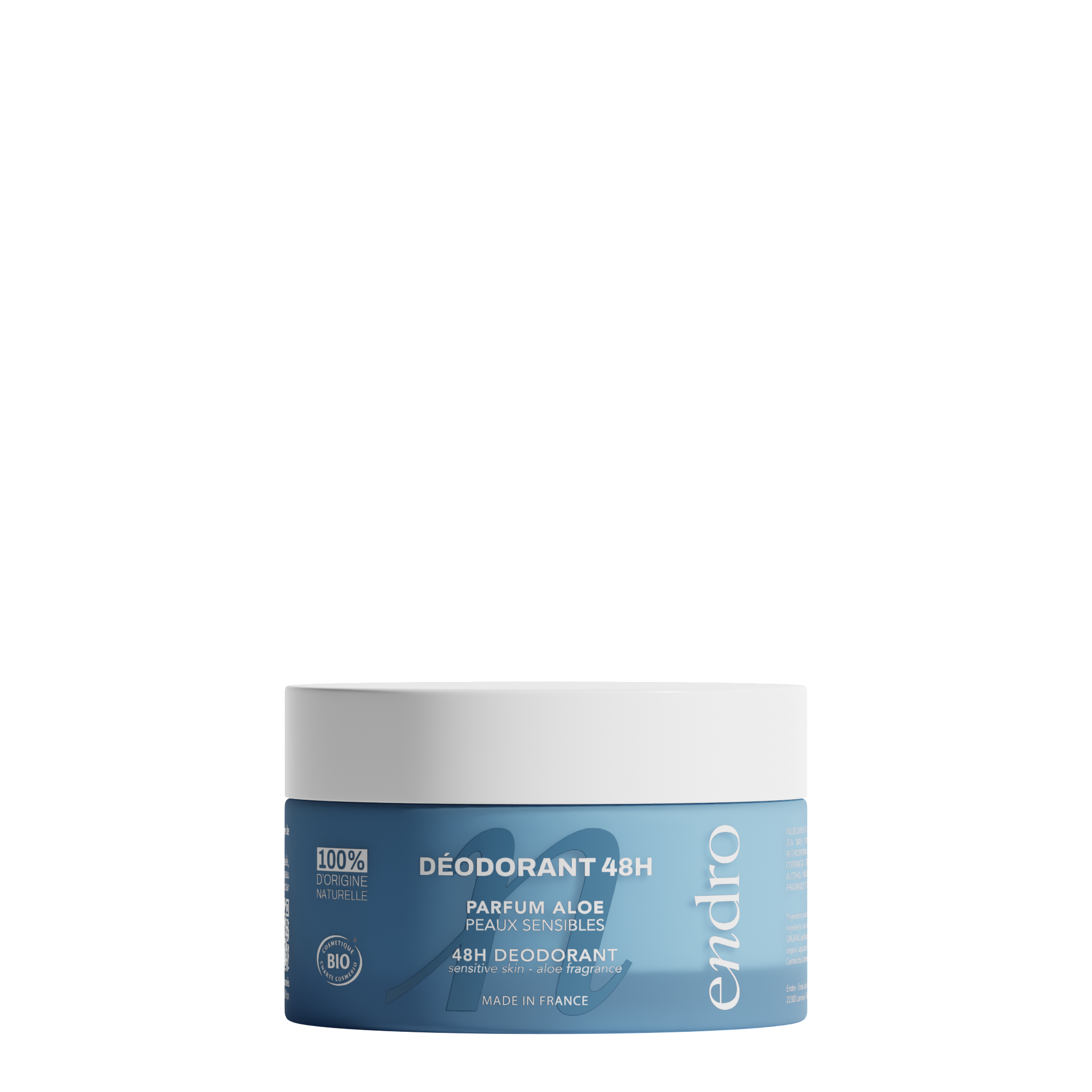 ENDRO Deodorant Cream Sensitive Skin - Aloe vera with wooden spatula, 50ml