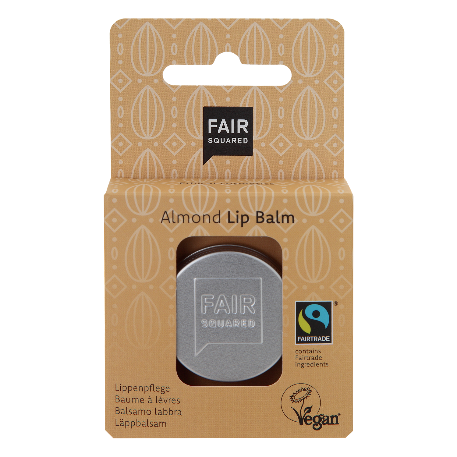 FAIR SQUARED Lip Balm Almond 12 gr. FAIR SQUARED Lip Balm Almond 12 gr.