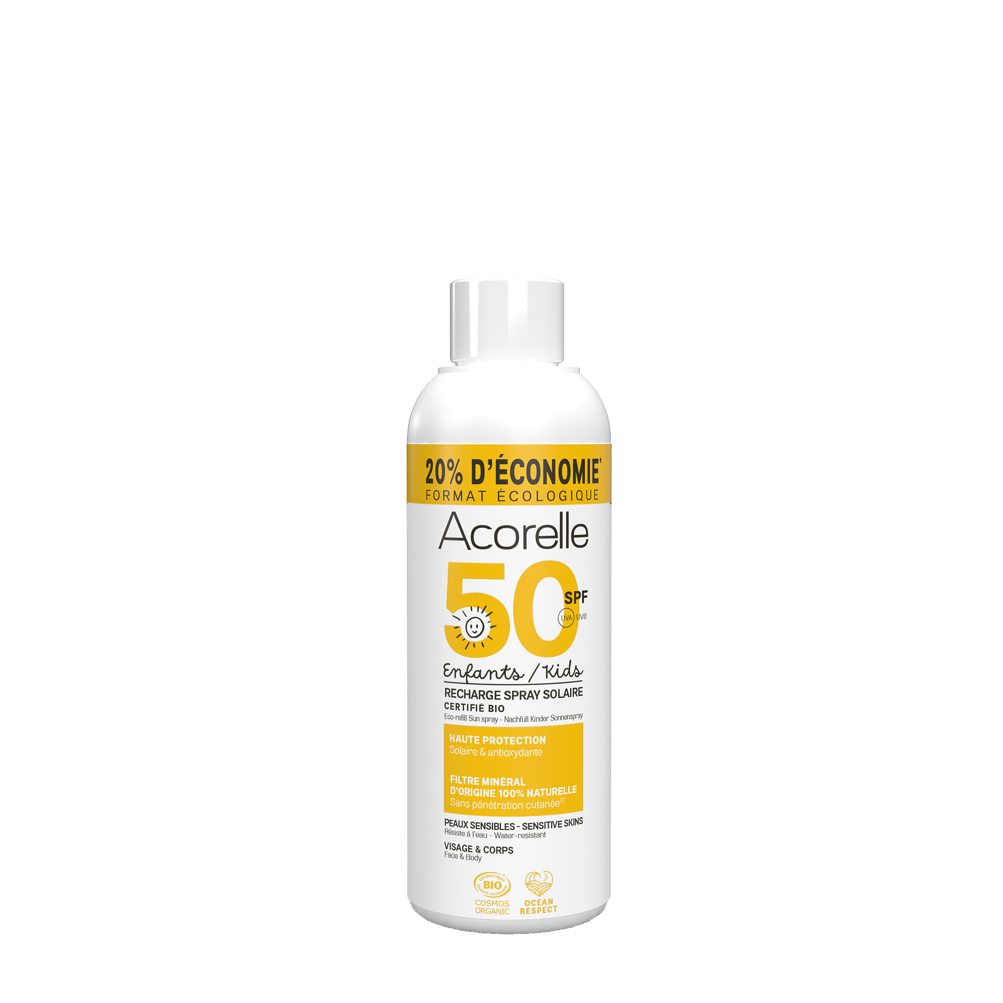 ACORELLE Sun Sun Spray KIDS Refill SPF50, 150ml
