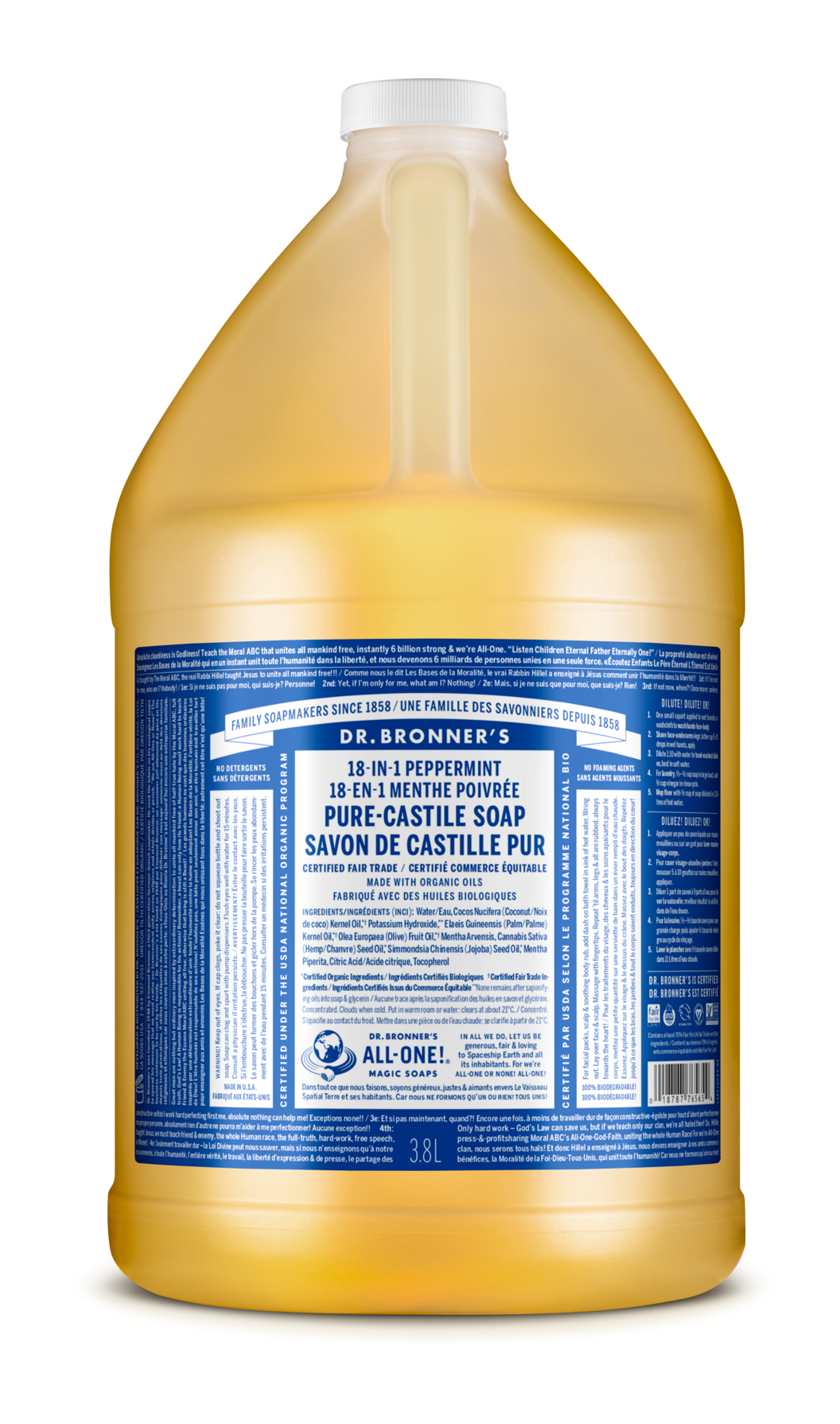 Pfefferminze 3,8 l Gallone  Flüssigseife BR