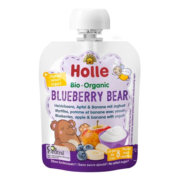 Blueberry Bear Apfel, Banane, Heidelbeere  mit Joghurt 85g