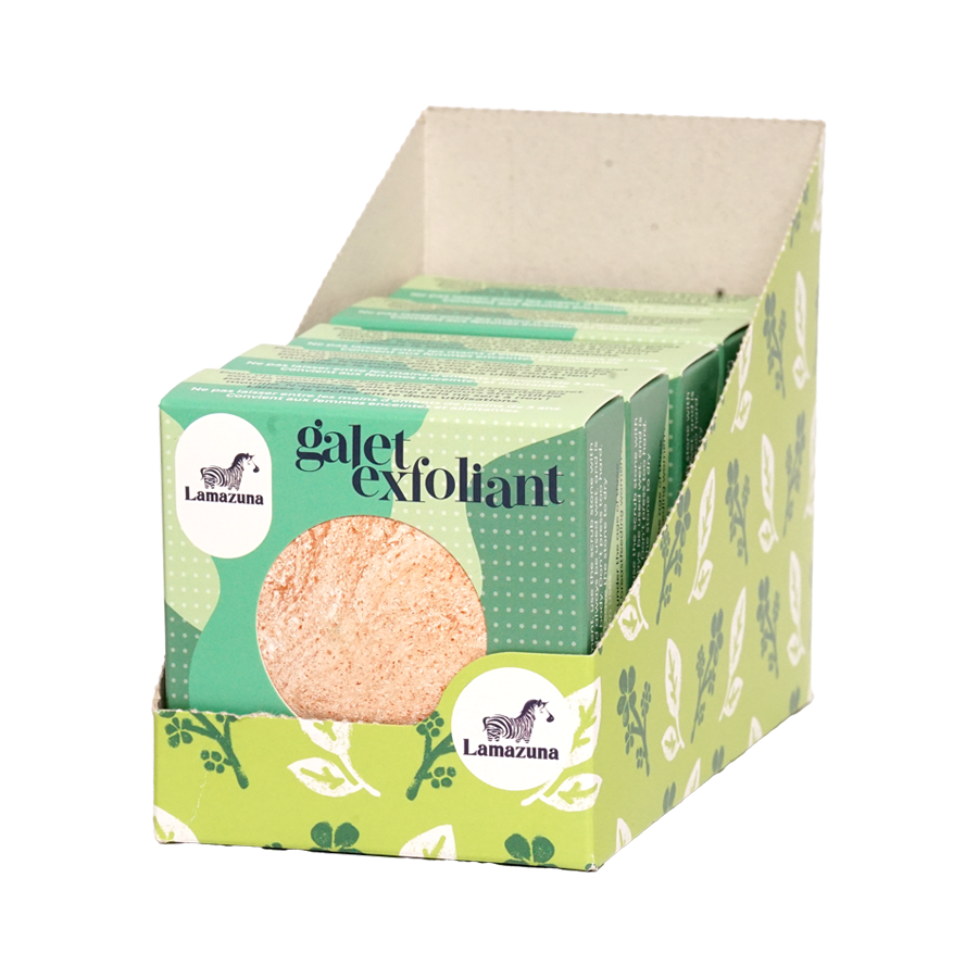 LAMAZUNA Natürlicher Peelingstein (Tonerde) 1Stk 105g