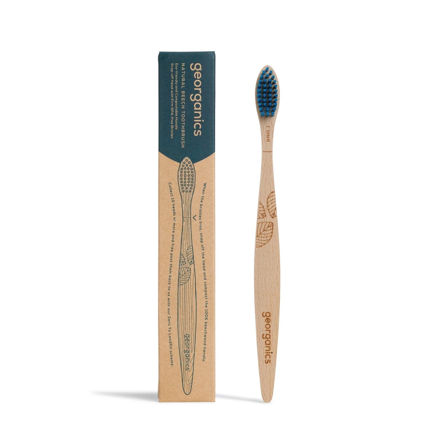 GEORGANICS toothbrush beechwood firm