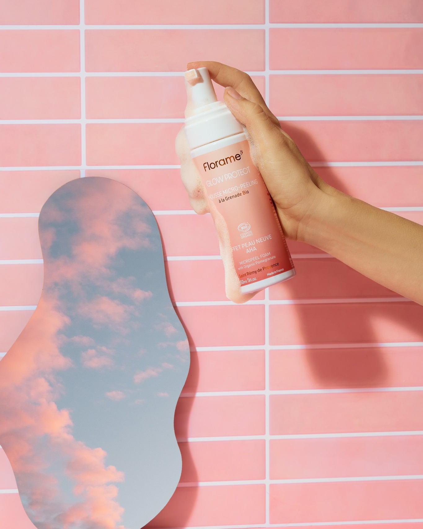 Gesicht Micro Peeling Mousse AHA, Granatapfel 150ml