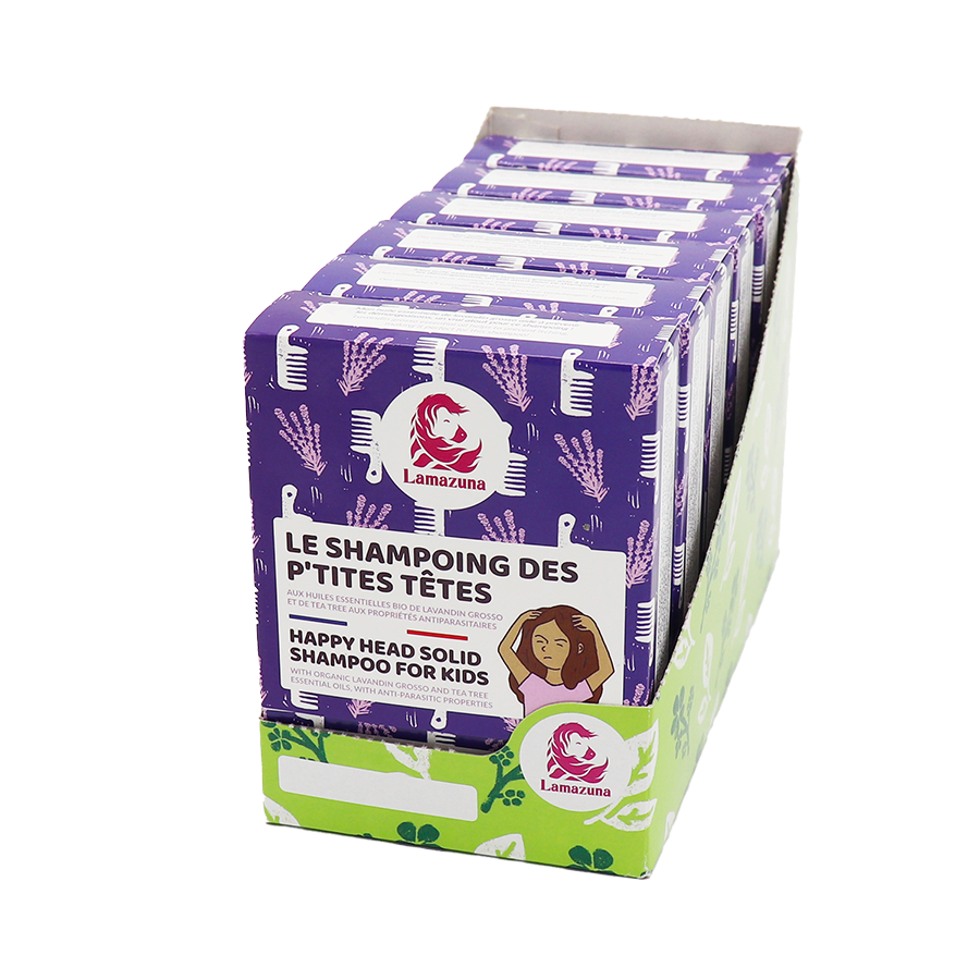 LAMAZUNA Happy Heads/ Kinder Shampoo, mit Lavendel 70 ml