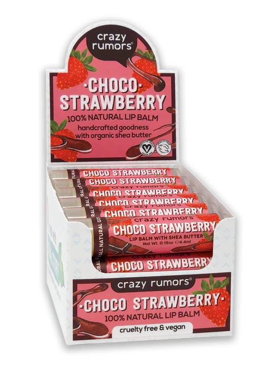 CRAZY RUMORS Choco Strawberry Lip Balm 4.25g