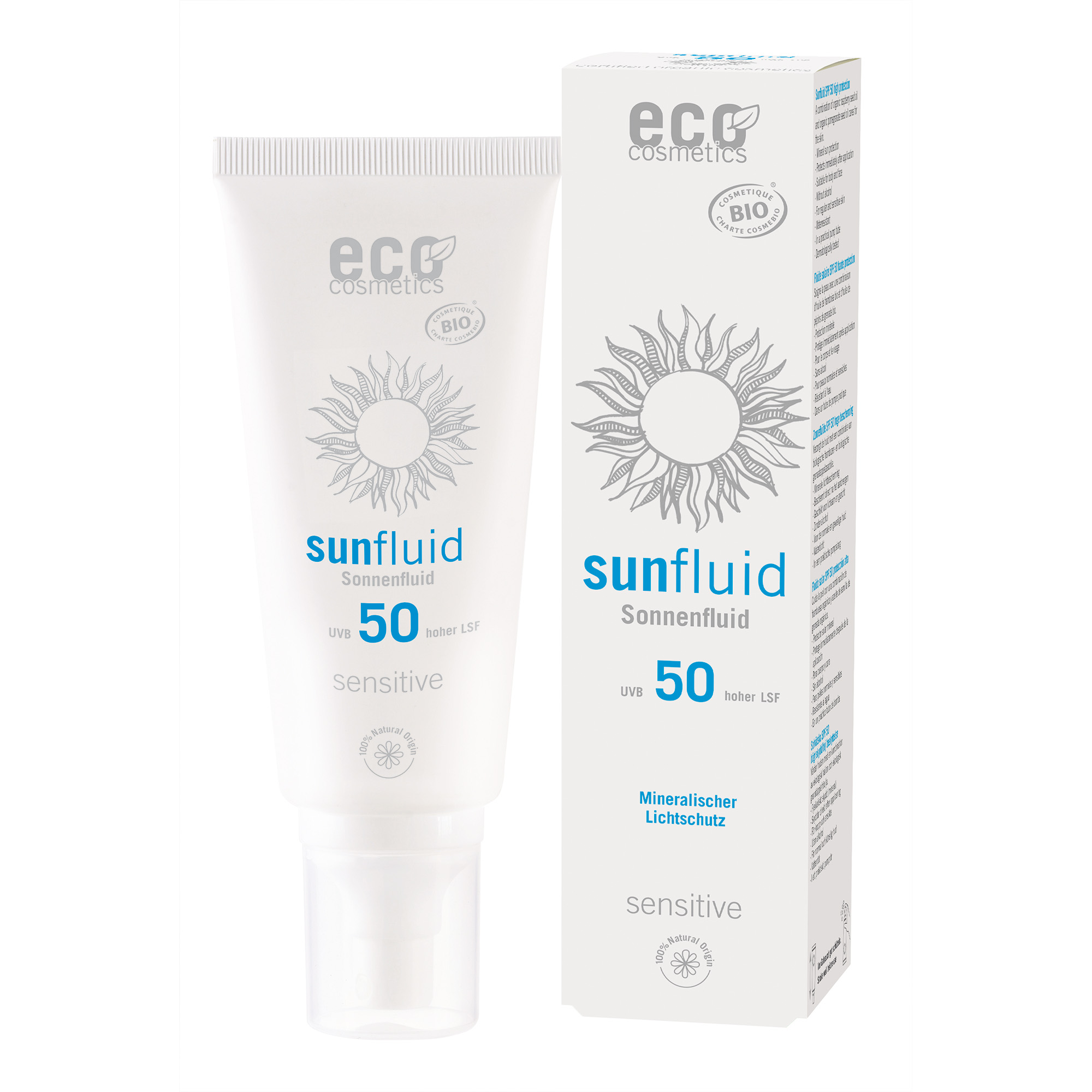 ECO Sun Fluid Sensitive SPF 50, 100ml