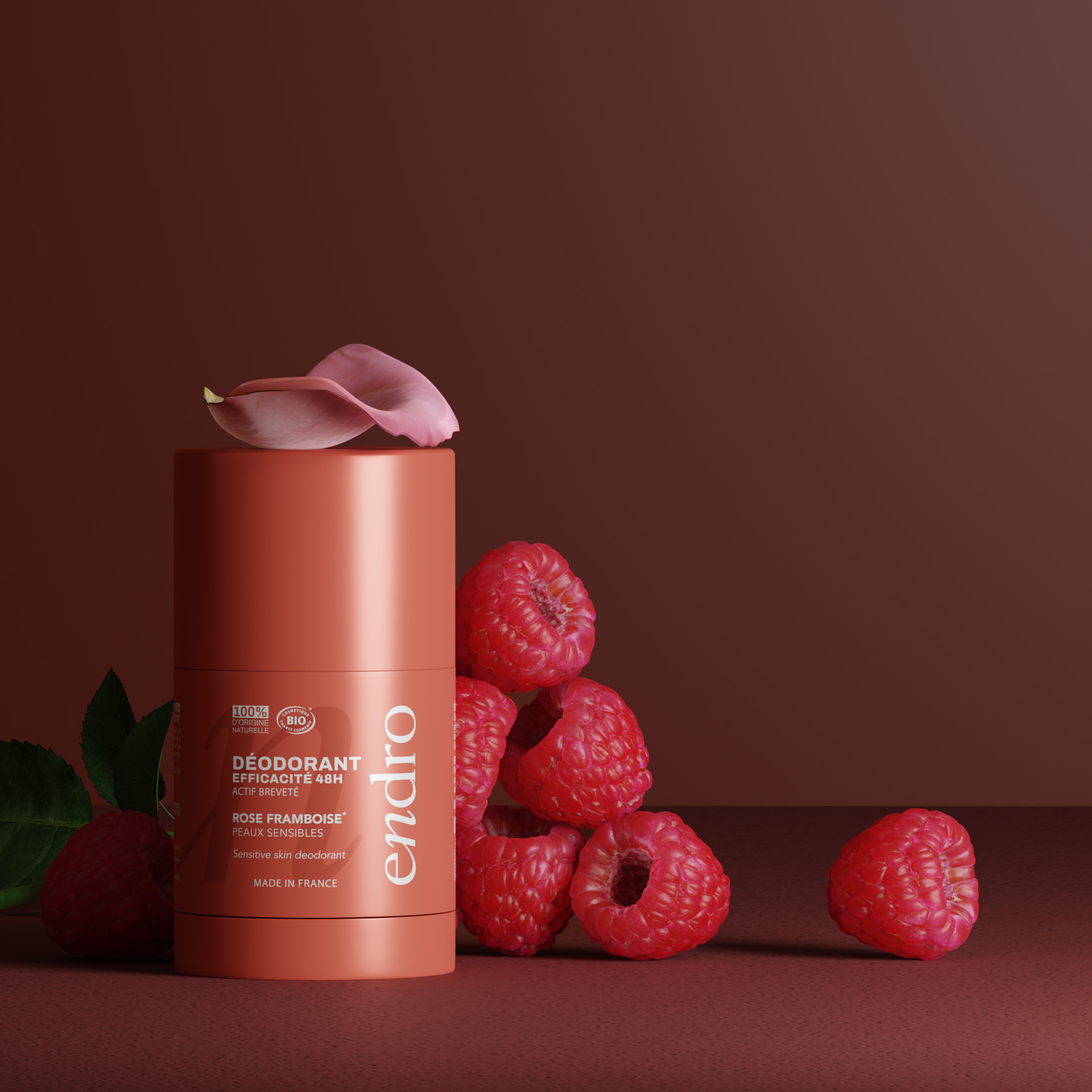 ENDRO Deostick 48h Rose/ Himbeerduft 50g
