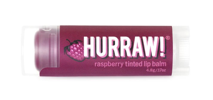 HURRAW Raspberry Lipbalm tinted PINK 4.8g