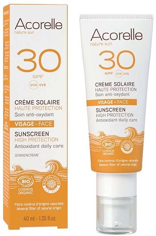 ACORELLE Sun Sunscreen Face SPF 30, 40 ml