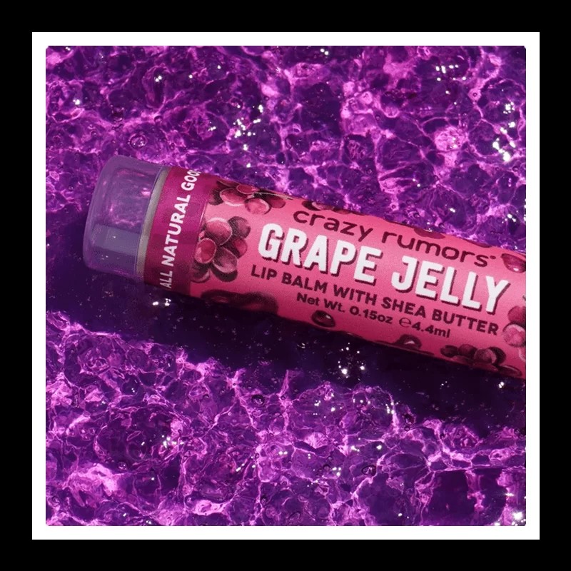 CRAZY RUMORS Grape Jelly Lip Balm 4.25g