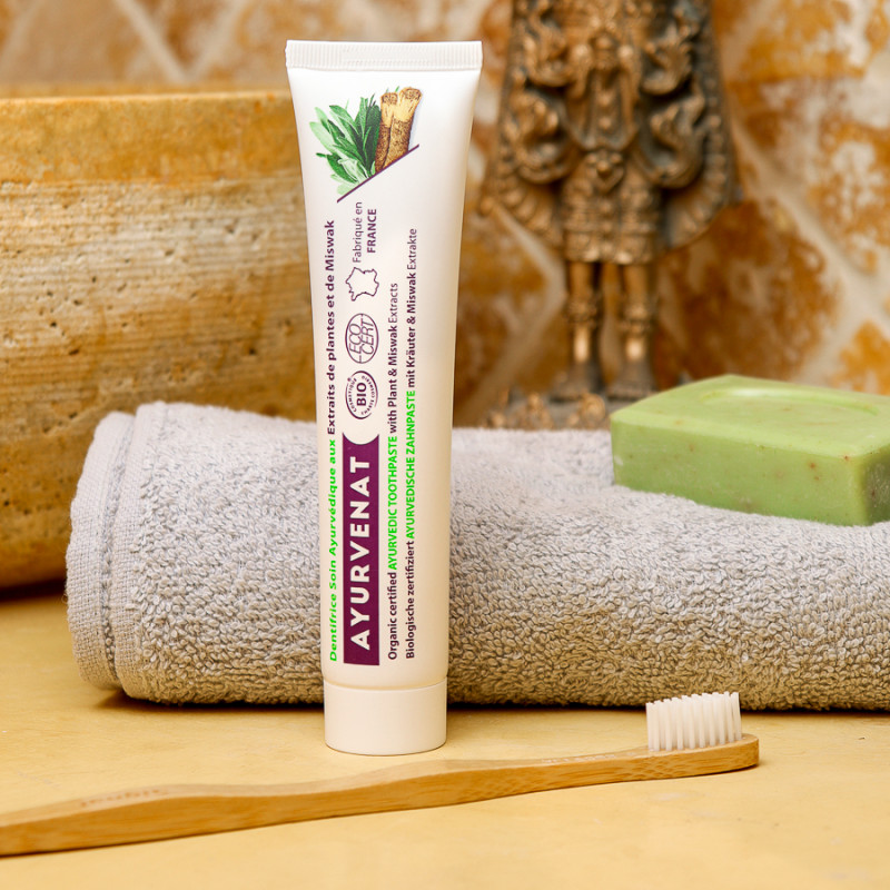 Toothpaste with organic miswak and sage 75 ml