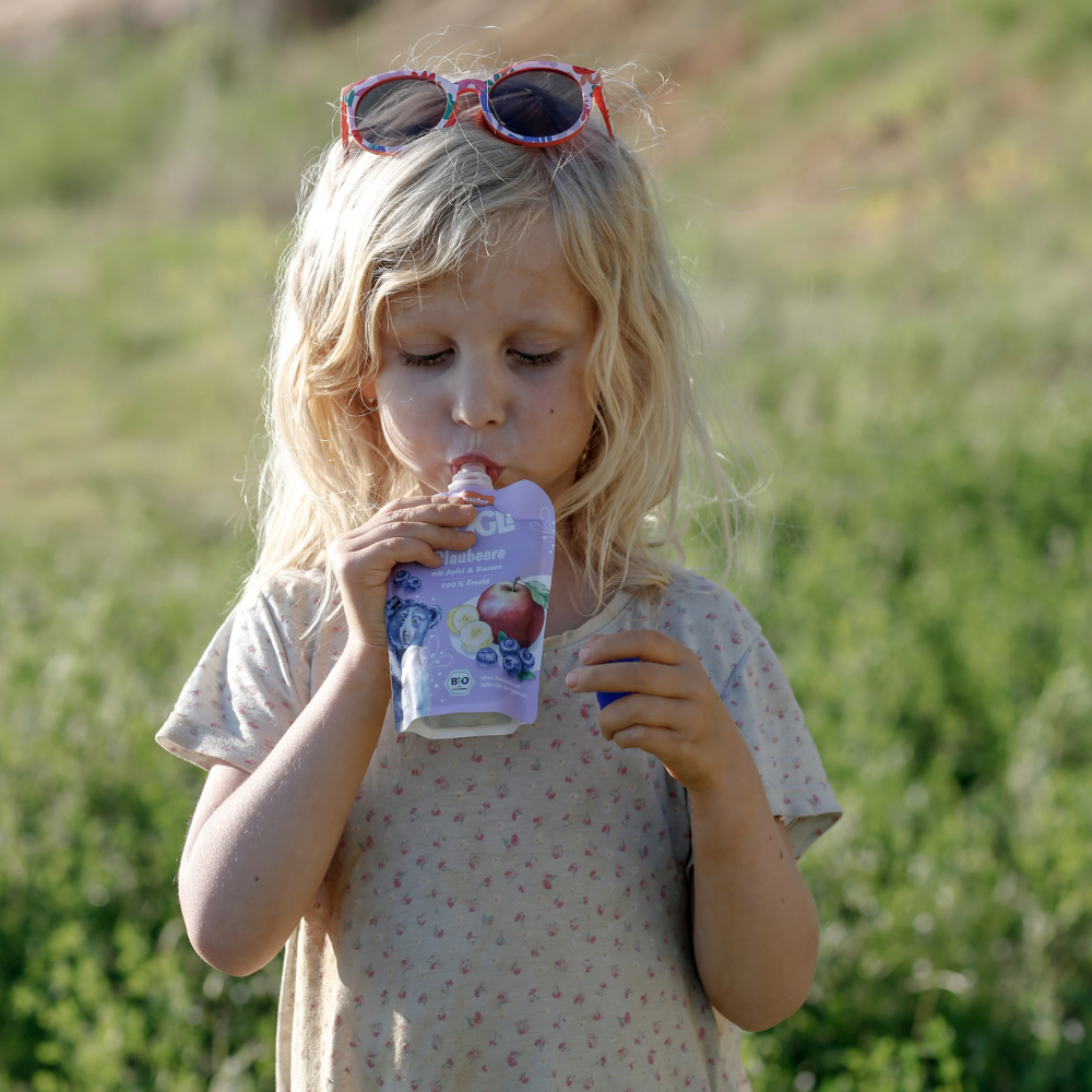 Organic Blueberry Squeezable Pouch 100g VEGAN