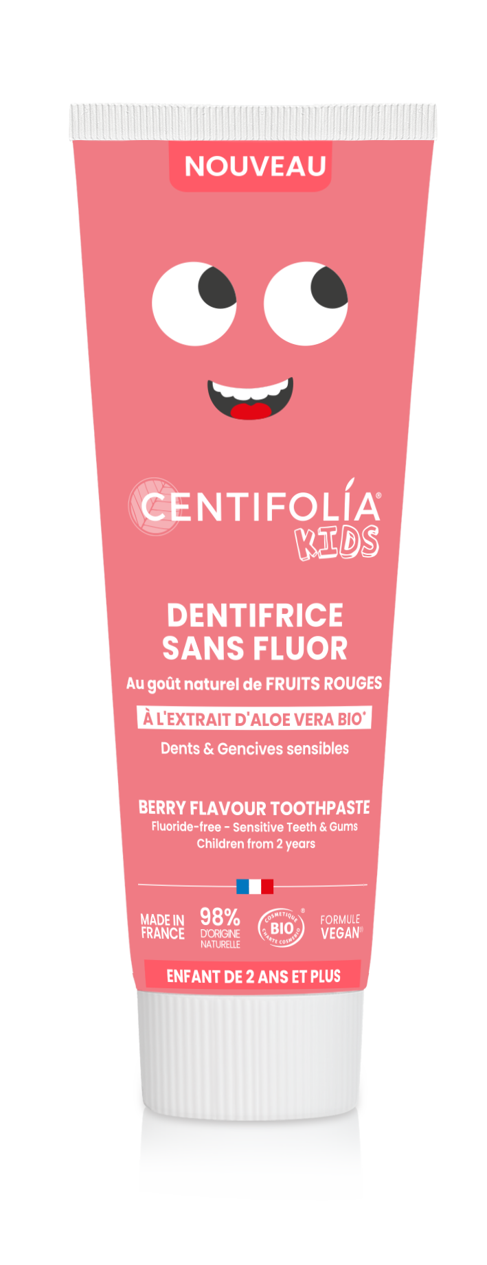Children's Toothpaste Berry Flavor WITHOUT Fluoride 75ML