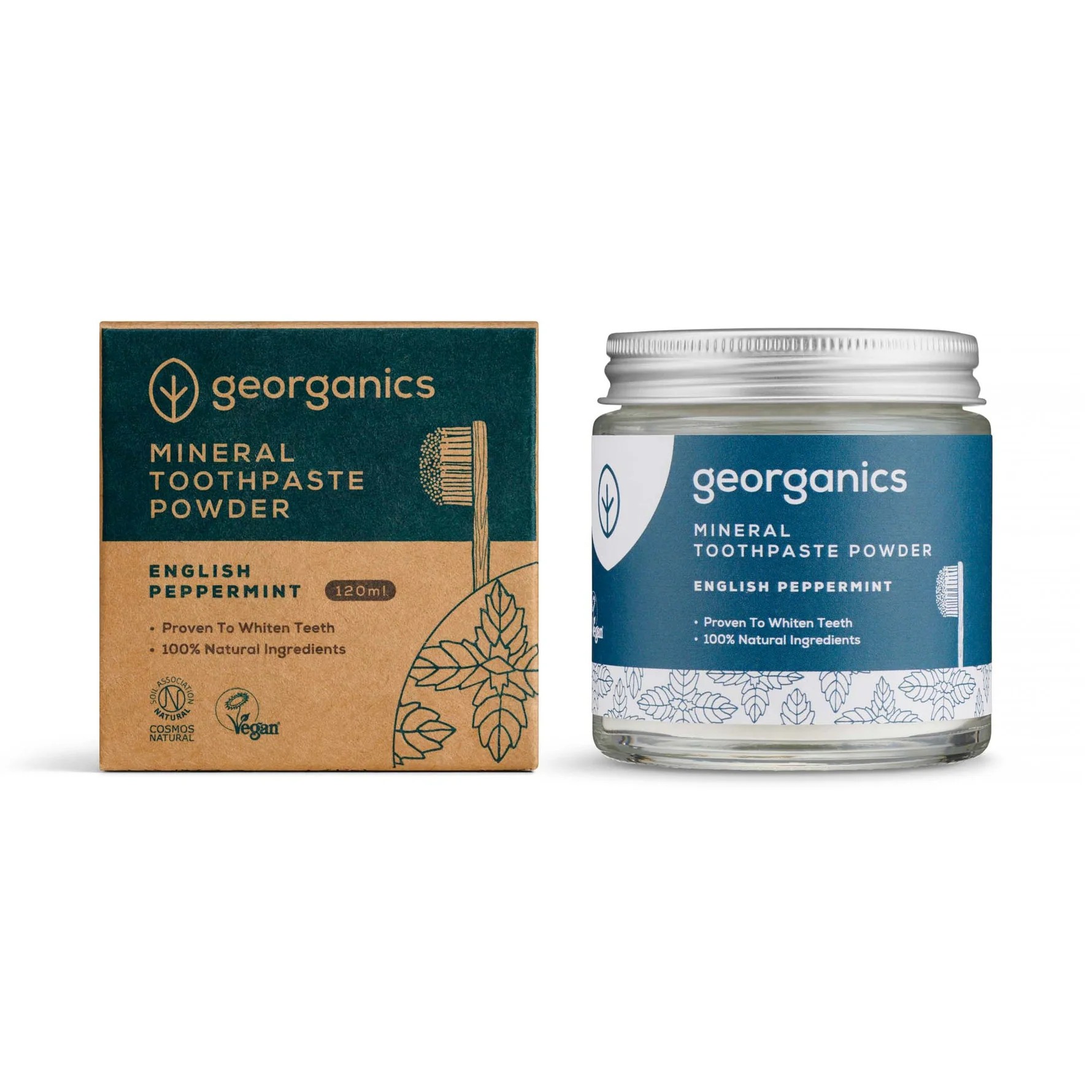 GEORGANICS Toothpaste Powder Peppermint 60ml
