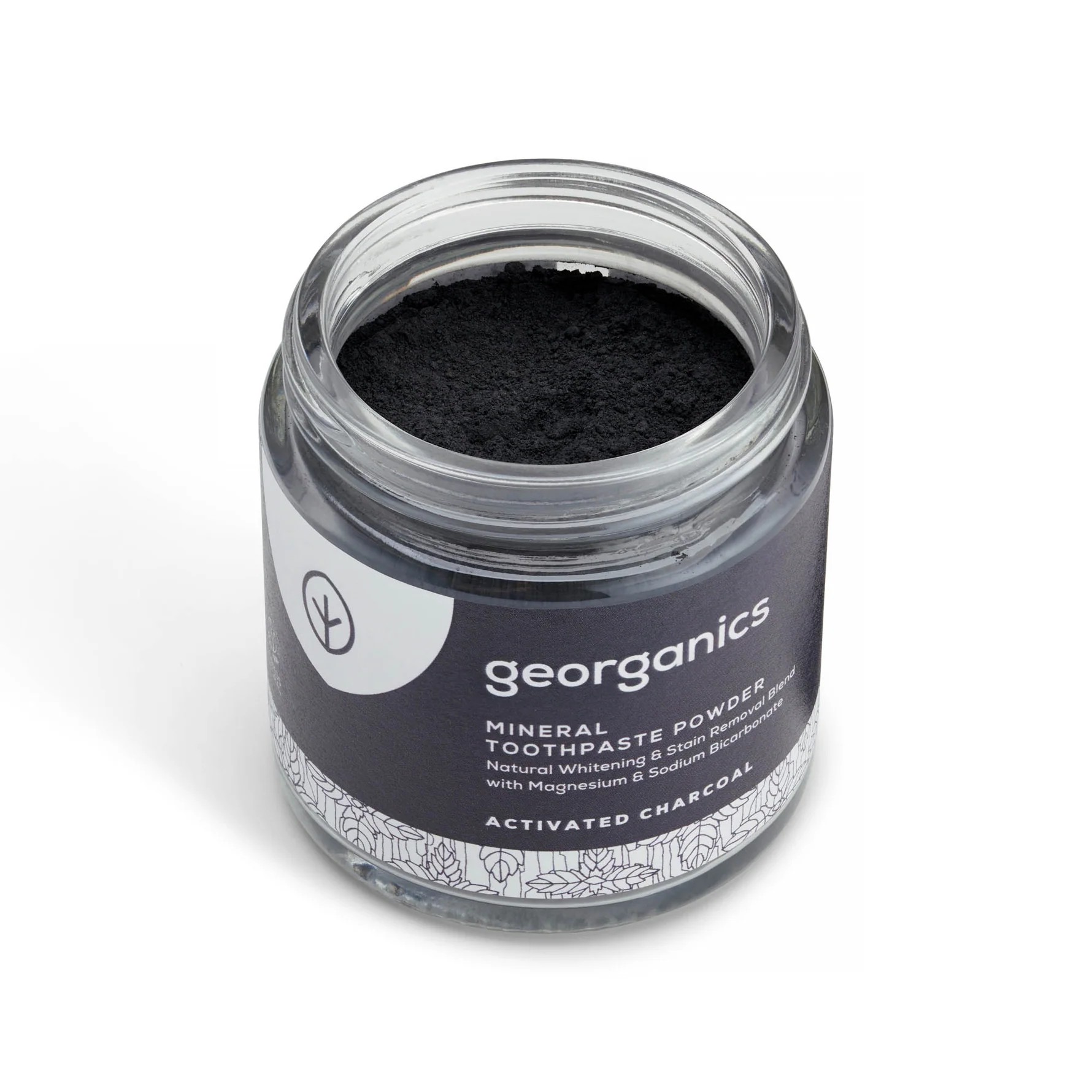 GEORGANICS toothbrush powder activated carbon 60ml