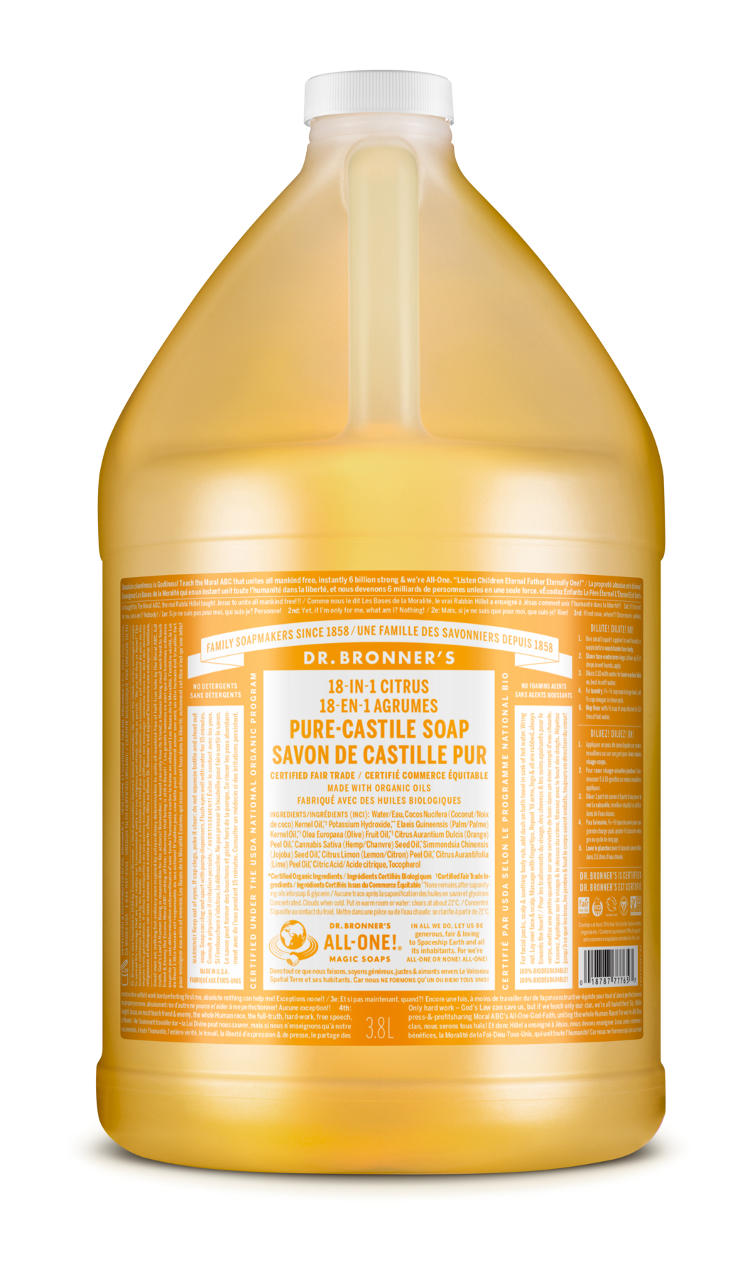 Zirus Orange 3,8 l Gallone  Flüssigseife BR