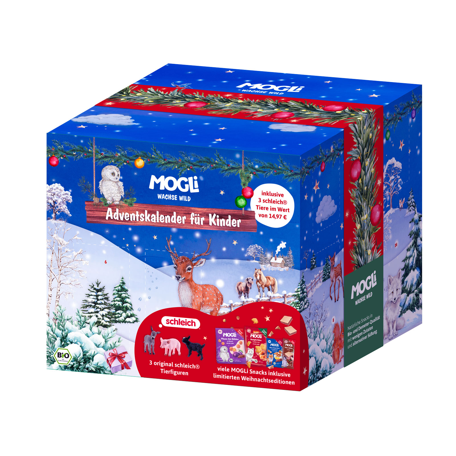 Adventkalender 2026 mit Schleichtieren