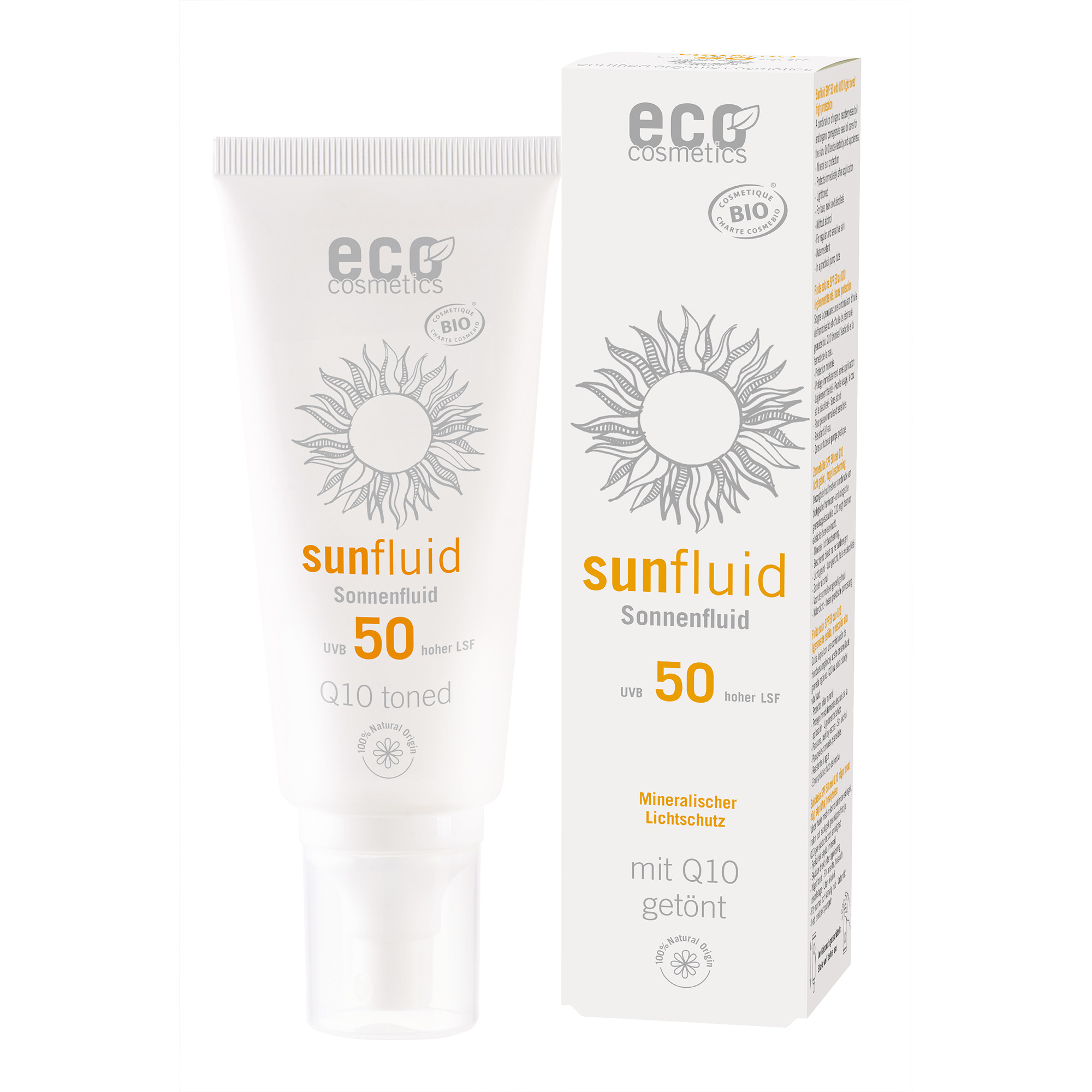ECO tinted sun fluid SPF 50, 100ml