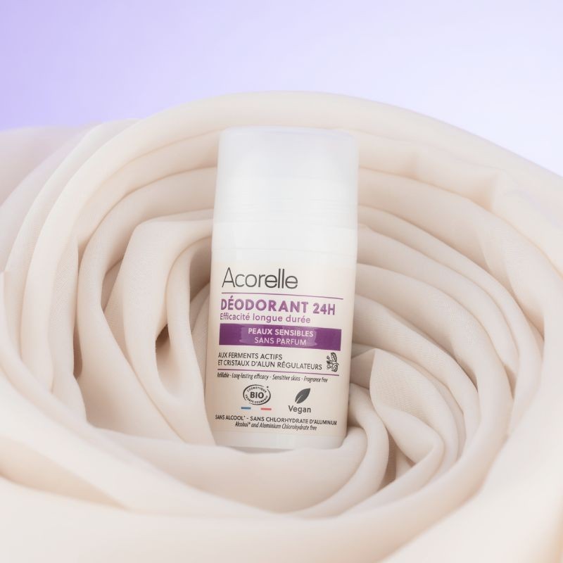 Deodorant Roll On Care 24h Sensitive Skin, unscented (violet) 50 ml