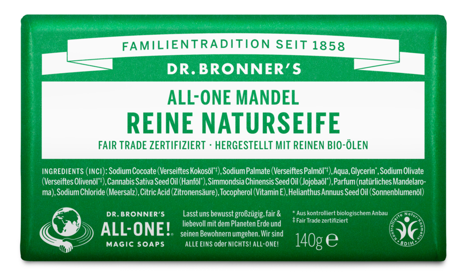 Mandel 140g Seifenstück BR
