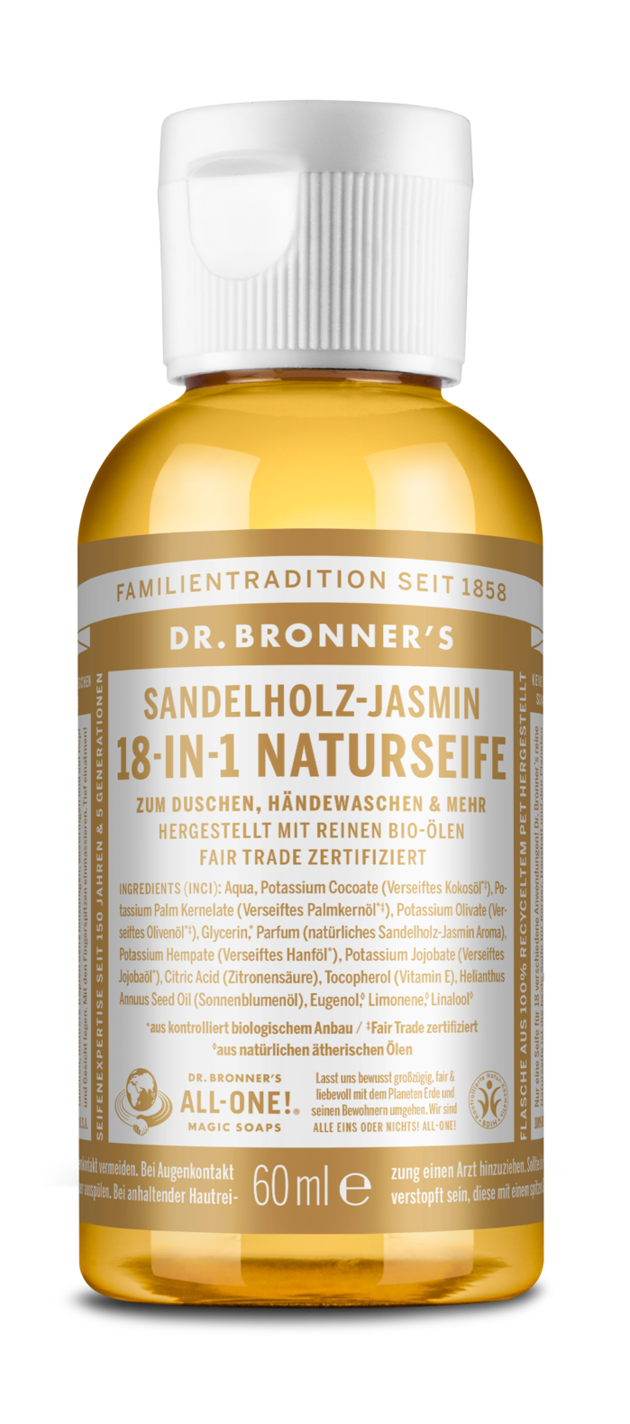 Sandelholz Jasmin 60ml Flüssigseife BR