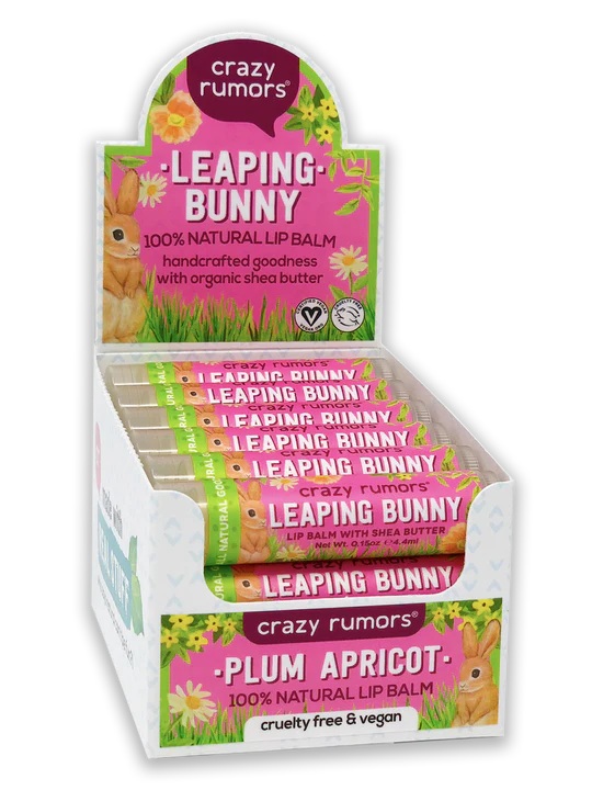 CRAZY RUMORS Leaping Bunny Lip Balm 4.25g