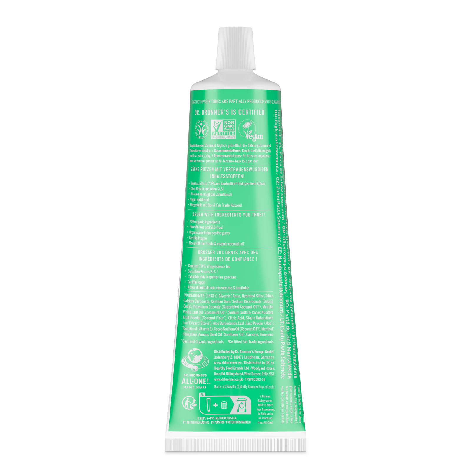 Zahnpasta Spearmint 105 ml