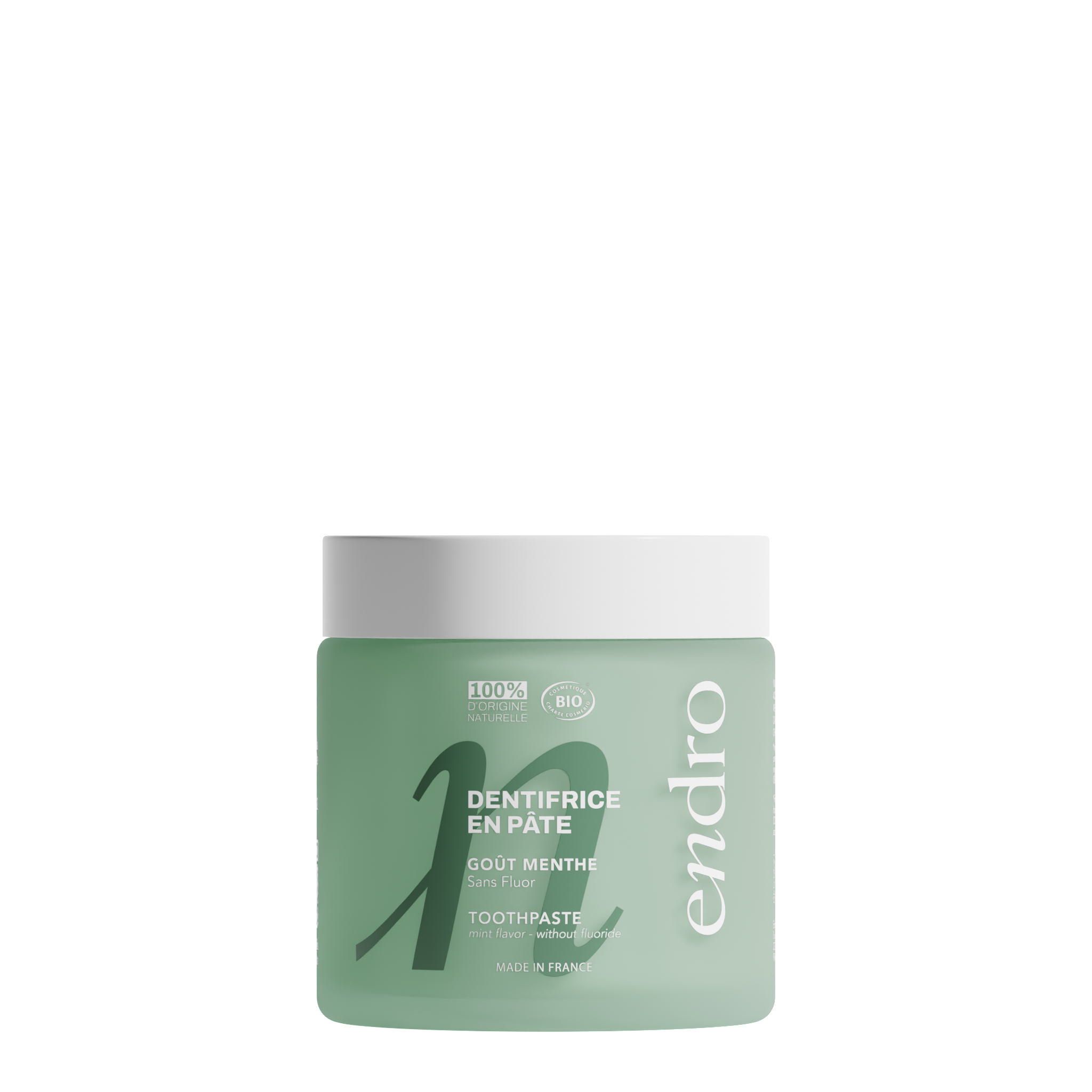 ENDRO Zahncreme OHNE Fluor Minze, 185g